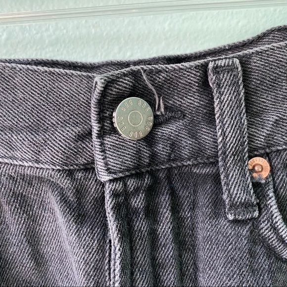 BDG Black Denim Distressed Short - Picture 3 of 5